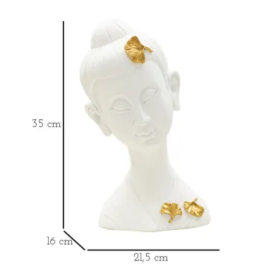 GŁOWA BUDDY -A- 21,5X16X35 cm